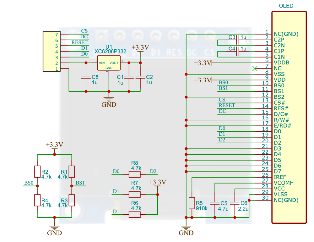 Interfacing OLED Display with Arduino — reference image